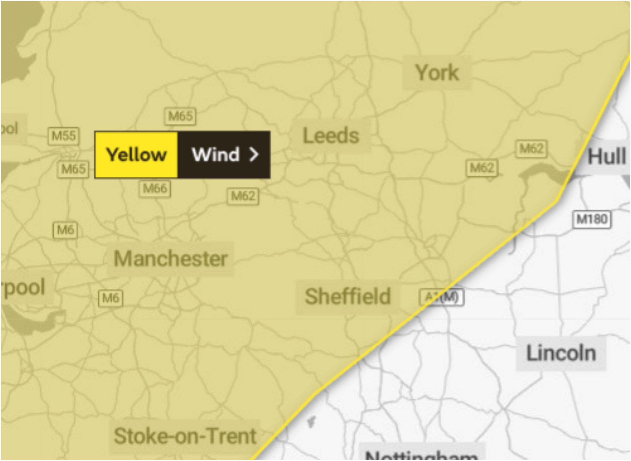 Sheffield weather: Hour-by-hour wind forecast as 70mph gusts set to hit ...