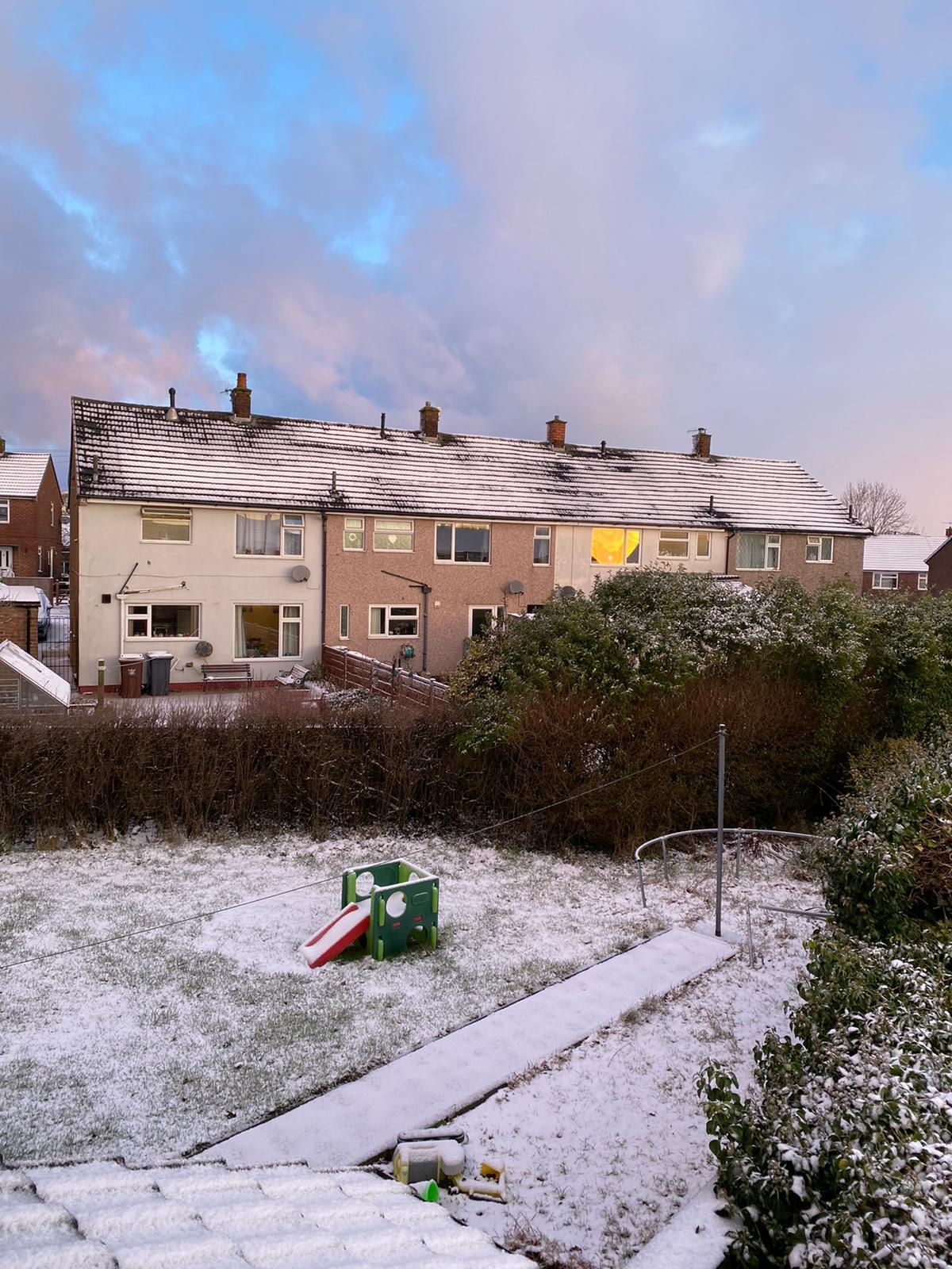 Sheffield weather forecast First snow of winter falls and