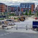 A builder's yard is being cleared creating an opportunity to double the size of Pound's Park on Wellington Street, Sheffield