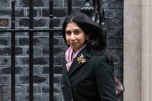 Home secretary Suella Braverman (Photo by Wiktor Szymanowicz/Anadolu Agency via Getty Images)