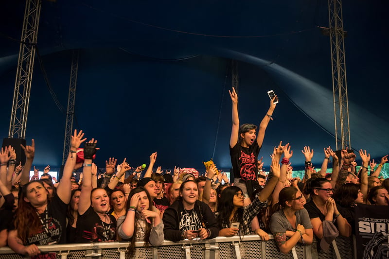 The crowd at Download Festival 2017