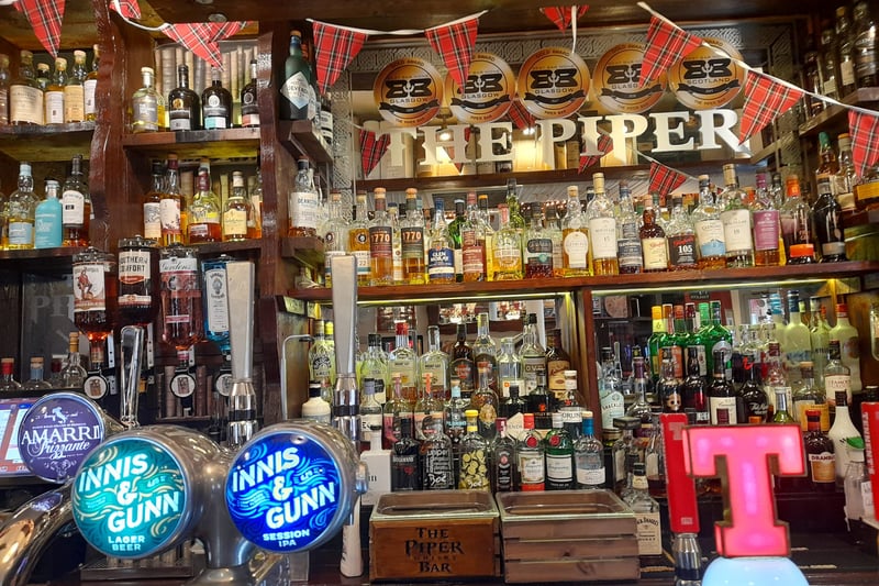 The Piper Whisky Bar picked up the prize of Bar of the Year at the 2024 Drink Awards Scotland. 