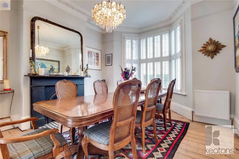 The dining area on the ground floor