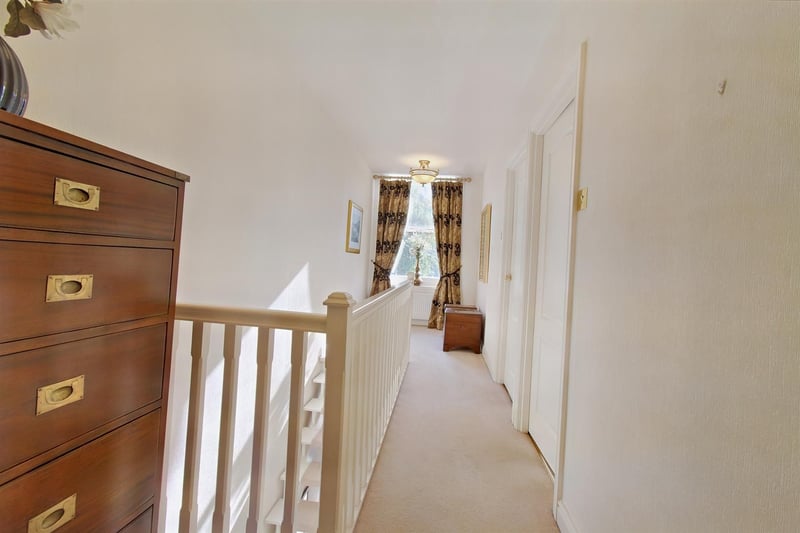The property's three bedrooms and the family bathrooms are all accessible from the landing.