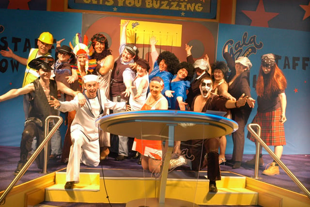 Pallion's Gala Bingo staff were rehearsing for a show in 2005.