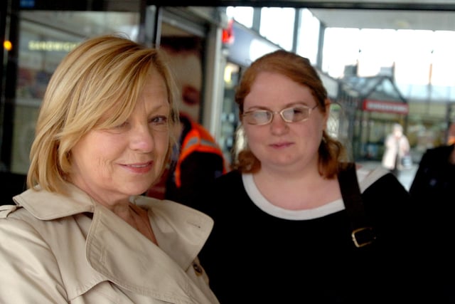 Elaine Lithgoe and Claire Parker had their say on the revamp of Sunderland Station in 2012.