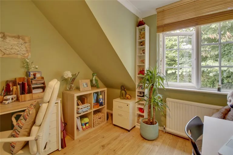 Large windows with a garden view. Picture by Hardisty and Co