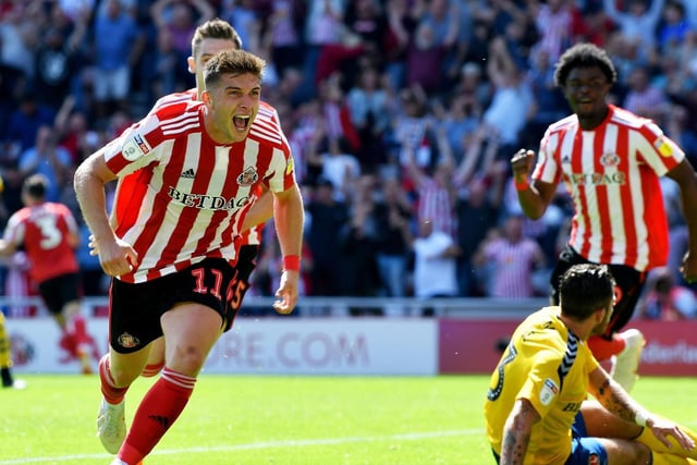 We were in the third tier of English football and trailed on the opening day to Charlton in 2018.
But Sunderland fought back and Lynden Gooch sent the fans wild with a winning last-minute header.