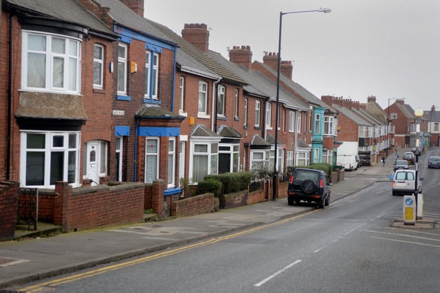 A look down Carlisle Terrace in 2014.