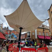 Orchard Square had a multi-million pound taxpayer-funded revamp which included two huge umbrellas, new paving and awnings above shops, leaving it looking very smart. Occupancy remains high too.