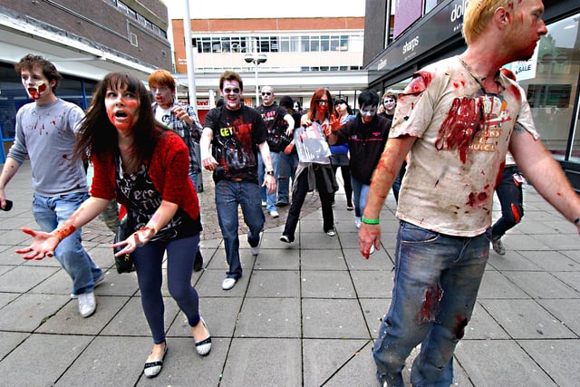 Zombies marauded through the city centre in 2009 - but only to promote a series of films at the Empire Cinema.