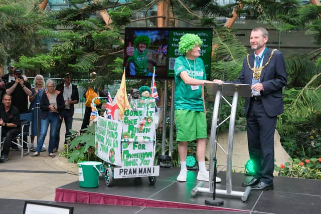 Adoring fans turned out and tuned in to watch the clebration of John Burkhill's Magic Million at Sheffield's Winter Gardens on August 17. 