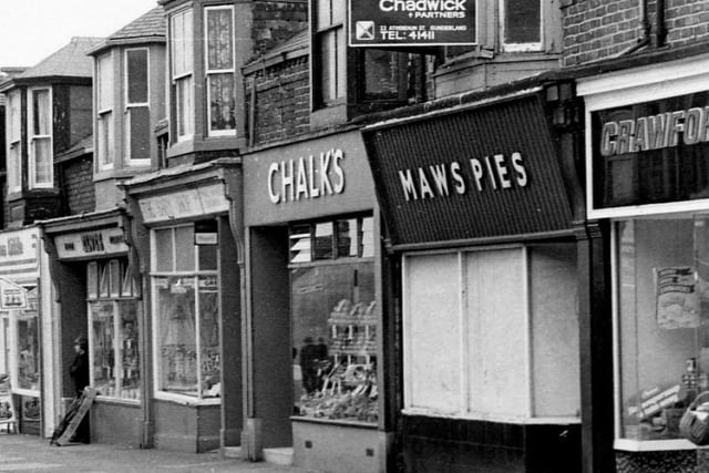 Maws Pies in Villette Road. You might remember this from 1977.