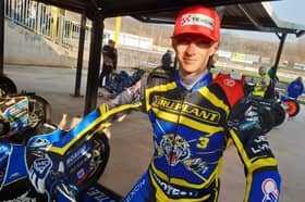 Tobiasz Musielak top scored for Sheffield with 16 points as Sheffield lost at Peterborough .  PIcture: David Kessen, National World