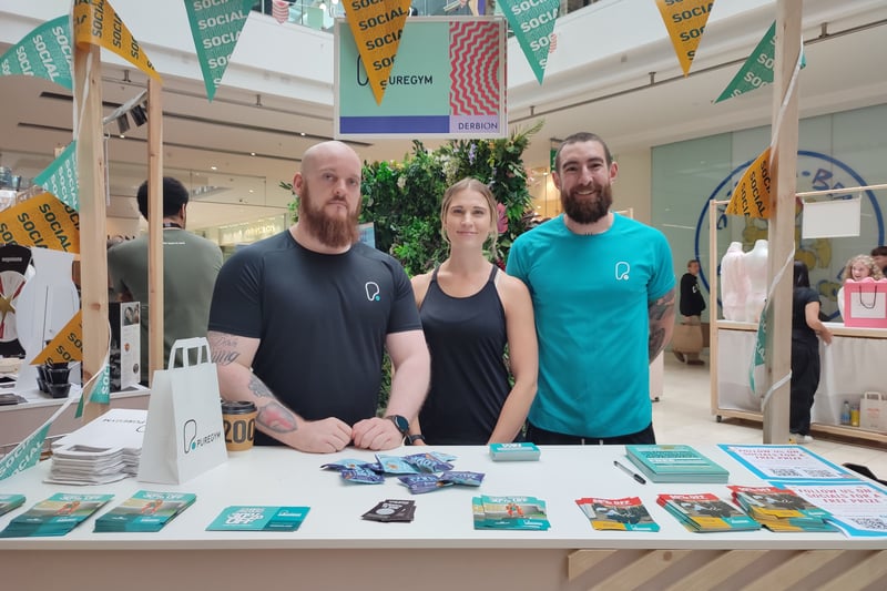 The Pure Gym posse are in town to provide fitness tips and gym discount membership to the student community. Their goody bag is very good too, packed with a giant 500ml C4 energy drink and crunchy corn snack bags.
