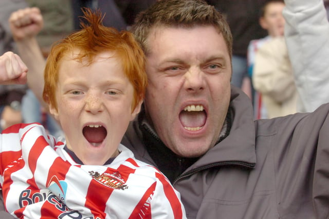 Sunderland fans having a great time in 2008.