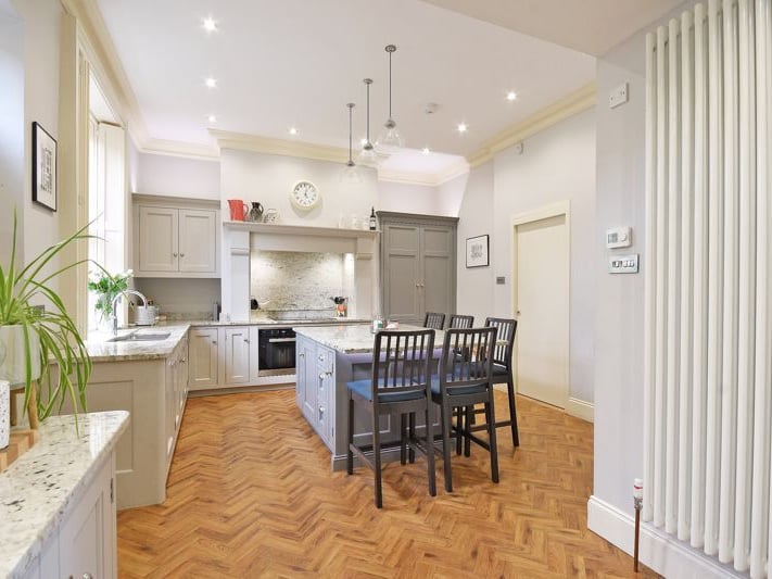 The kitchen "acts as the hub of the home". (Photo courtesy of Zoopla)