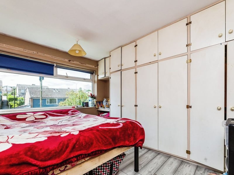 The three bedrooms are all on the top floor. (Photo courtesy of Zoopla)