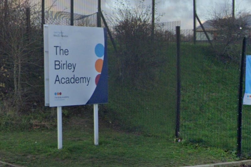 The Birley Academy came in as 'below average' for England with a Progress 8 score of -0.31.