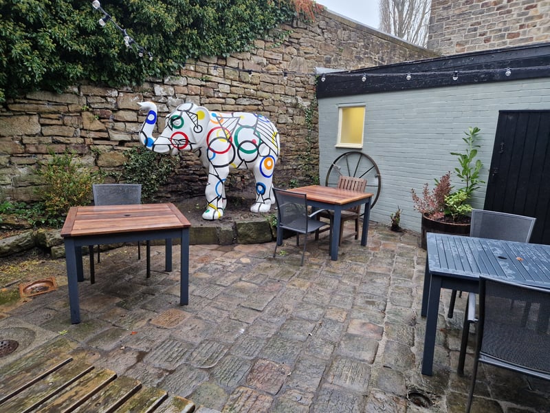 A new section in the beer garden at the Ranmoor Inn, which has re-opened after closing for a month-long refurbishment. Picture: David Kessen, National World
