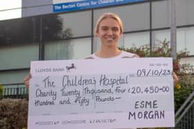 Lioness Esme Morgan has raised £20,450 for The Children's Hospital Charity in her time as a patron.