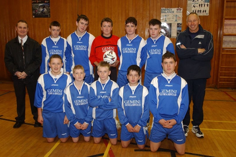 The Hetton Under-15s football team lined up for this photo in 2005.
