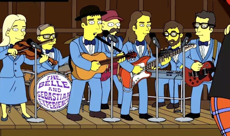 Scottish indie band Belle & Sebastian are one of the most inspirational acts of the last 30 years and have been mention by many popular indie bands as key figures in the scene. And they appeared on The Simpsons!