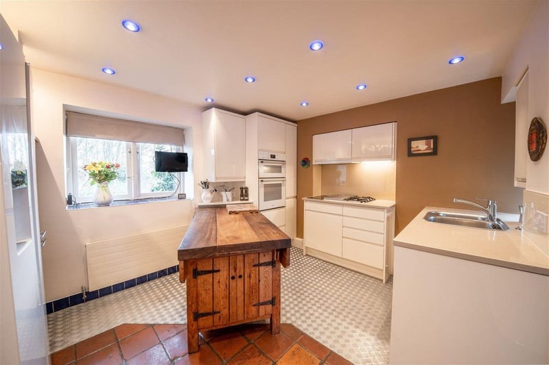 The kitchen is fitted with modern appliances, including an oven, gas hob and dishwasher. Photo courtesy of Zoopla
