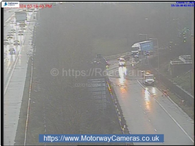 Severe traffic disruption near Meadowhall as M1 slip road floods