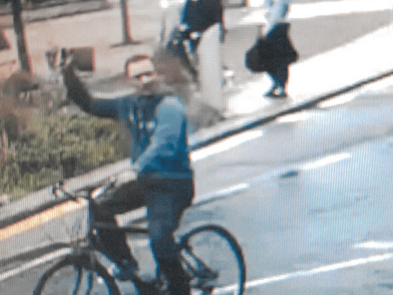 Officers in Sheffield have released CCTV images of a man they would like to speak to in connection with an attempted robbery.
It is reported that on 24 September 2023 between 11am and 12pm on Charter Row, Sheffield, a man was assaulted by another man riding a pedal bike as he attempted to take a bag belonging to a person who was with him at the time. It is then reported that the victim was pushed and threatened before the man cycled away from the scene.
Since this incident was reported to us, police have carried out a number of enquiries, including extensive CCTV searches. Officers are keen to identify the man in the images as they may be able to assist with enquiries.
The man is described as white, with short brown hair and aged around 30 years old. He is believed to be 5ft 9ins tall and is described as wearing a black top and grey trousers and riding a grey bike.
Do you recognise him?
Quote incident number 407 of 24 September when you get in touch.