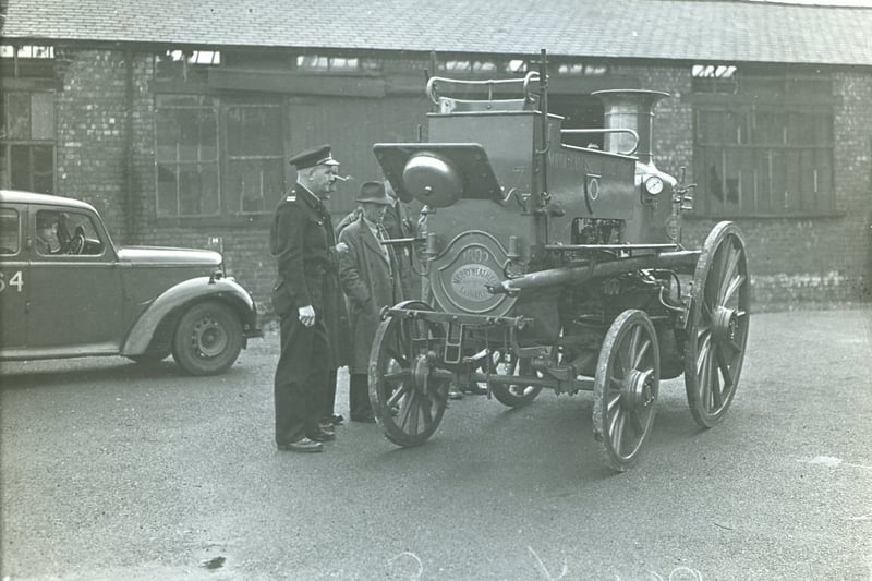 Blackpool old fire engine, 1951