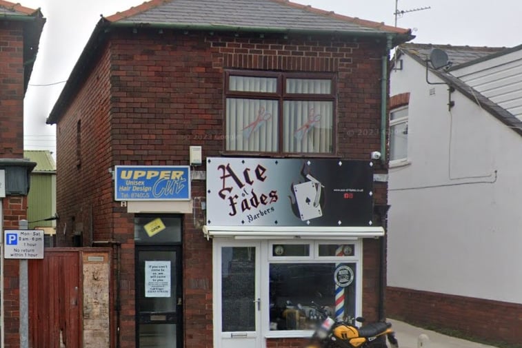 Ace of fades barbers, 292 Poulton Rd, Fleetwood FY7 7LA 9 (two mentions)