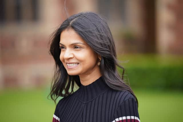 Rishi Sunak's wife Akshata Murthy. Credit: PA