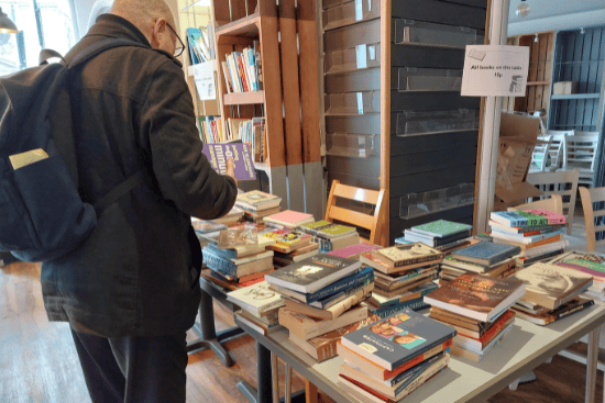 The wide range of books, from Christian non-fiction to local history meant there was something for everybody