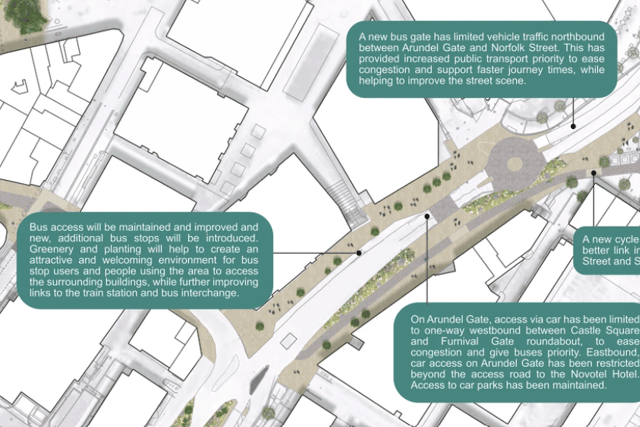 The new roundabout will be outside the Novotel hotel.