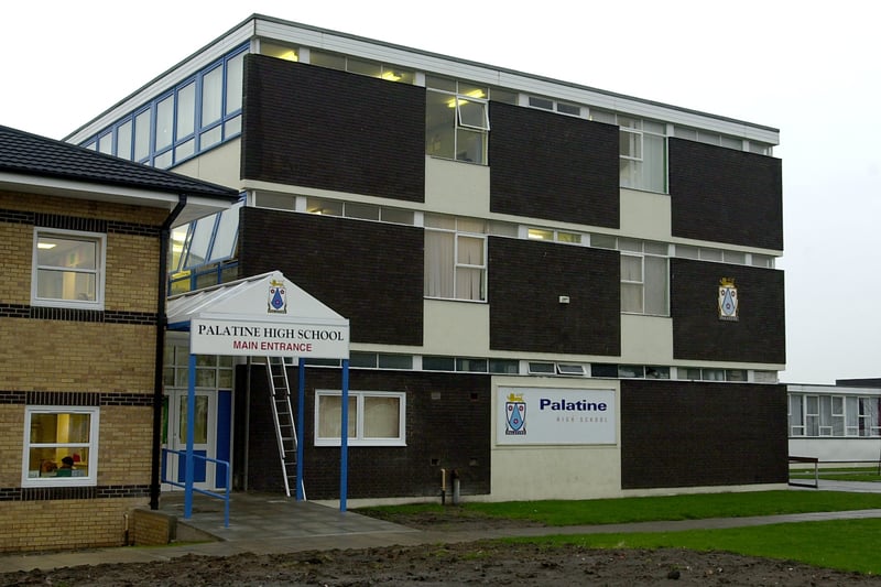 Exterior of Palatine High School in Blackpool