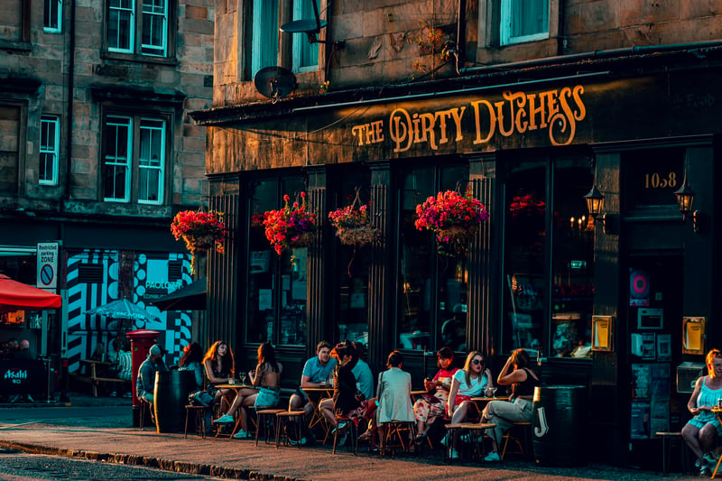 The Dirty Duchess can be found in the heart of the Finnieston strip with the bar blending together traditional Glaswegian boozer aesthetics with quality pints and modern cocktails. 1038 Argyle St, Finnieston, Glasgow G3 8LX. 
