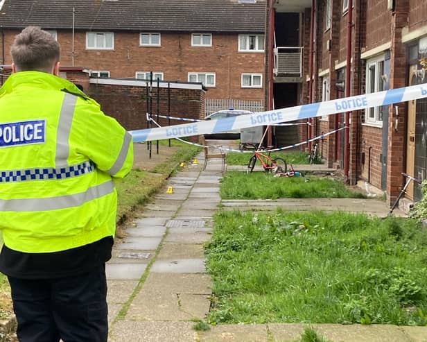 A number of flats in Lowedges Road, Lowedges, Sheffield were cordoned off last month (April 25) with residents reporting there were sounds of gunshots overnight.