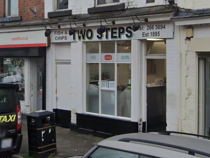 Two Steps, on Sharrow Vale Road, is one of Britain's oldest fish and chips shops, having been established in 1895. It has a 4.6 star average rating from more than 370 reviews.