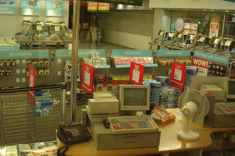Inside the Argos store in June 2007