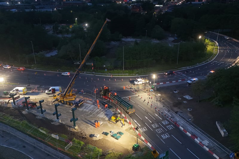 Works will take place on the Armley Gyratory tonight (Saturday, May 18) over one night from 7pm to 11am Sunday, May 19.