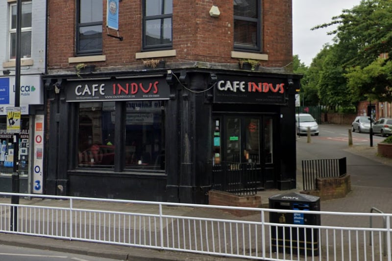 Next on the list, in number 13, is Cafe Indus, at 272 London Road, Highfield. This Indian restaurant is rated 4.5 out of 5, with 192 reviews on Google.