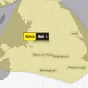 The Met Office has issued a yellow weather warning for rain across many parts of Britain, including South Yorkshire.