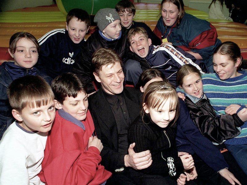 Sean Bean, pictured here with youngsters at the Wybourn Young People's Resource Centre in February 1998, used to have a kestrel. The actor, who is a big fan of the 1969 film Kes, which he has watched dozens of times, one said in an interview: "I used to have a kestrel. I had a license for it... it wasn't a sort of fad with me, it wasn't a passing craze. I was fascinated by wildlife when I was younger...and natural history...and it's something I still am interested in." 