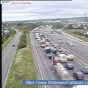 Severe delays have been reported on the M1 near Sheffield in South Yorkshire following a crash at around 12.30pm today (May 24).