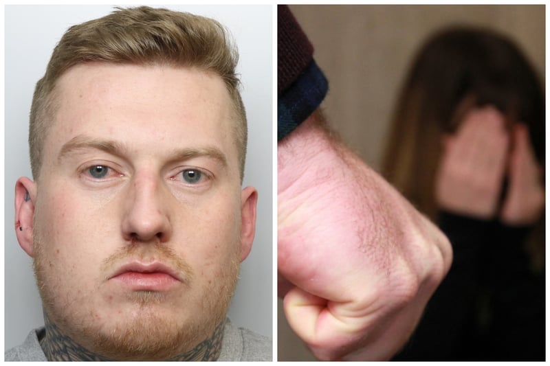 Thomas Smith, 28, of Esther Avenue, Wakefield, was jailed for 21 months after admitting an offence of ABH. He attacked his partner at her home in March. The court heard he punched, slapped and strangled her.