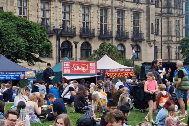 Sheffield Food Festival 2024 at its most bustling on May 25.