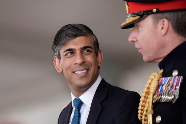 Prime Minister Rishi Sunak attends the UK's national commemorative event for the 80th anniversary of D-Day