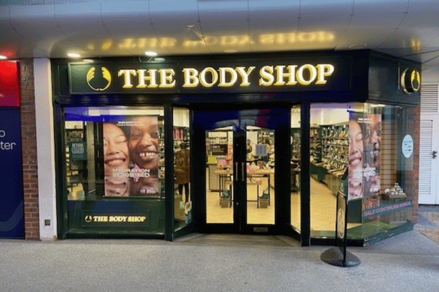 The Body Shop store in Orchard Square has an asking price of £30,000, excluding stock, according to Franchise Business Brokers.