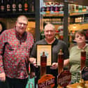 Chantry Inn landlords Terry Kynoch and Alison Powell were presented with their certificate by Paul Manning, right, chair of the Campaign for Real Ale in Sheffield.
